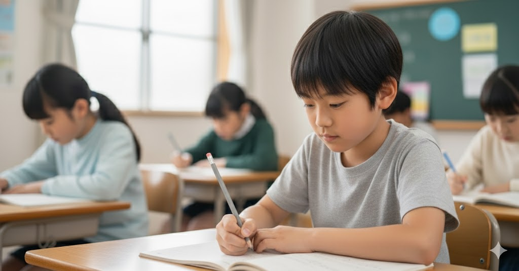 学校での学習風景