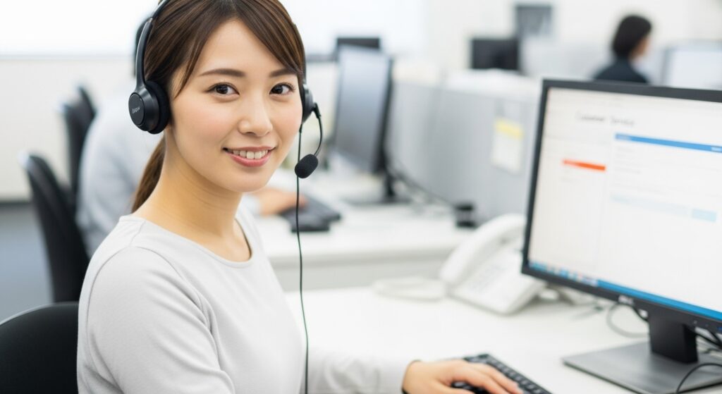 カスタマーサポートのイメージ