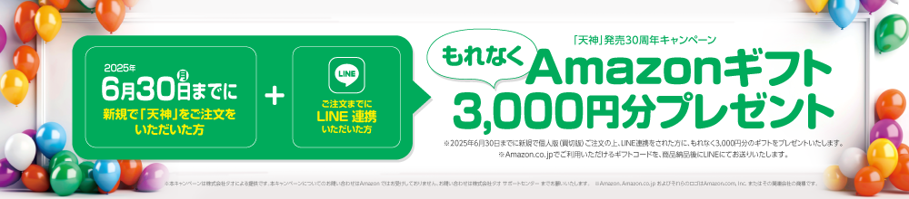 Amazonギフト券3,000円分プレゼントキャンペーン